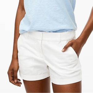 ANN TAYLOR LOFT White Linen Shorts Size 00
